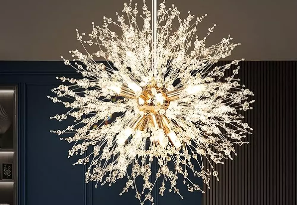 dining room crystal chandelier lighting